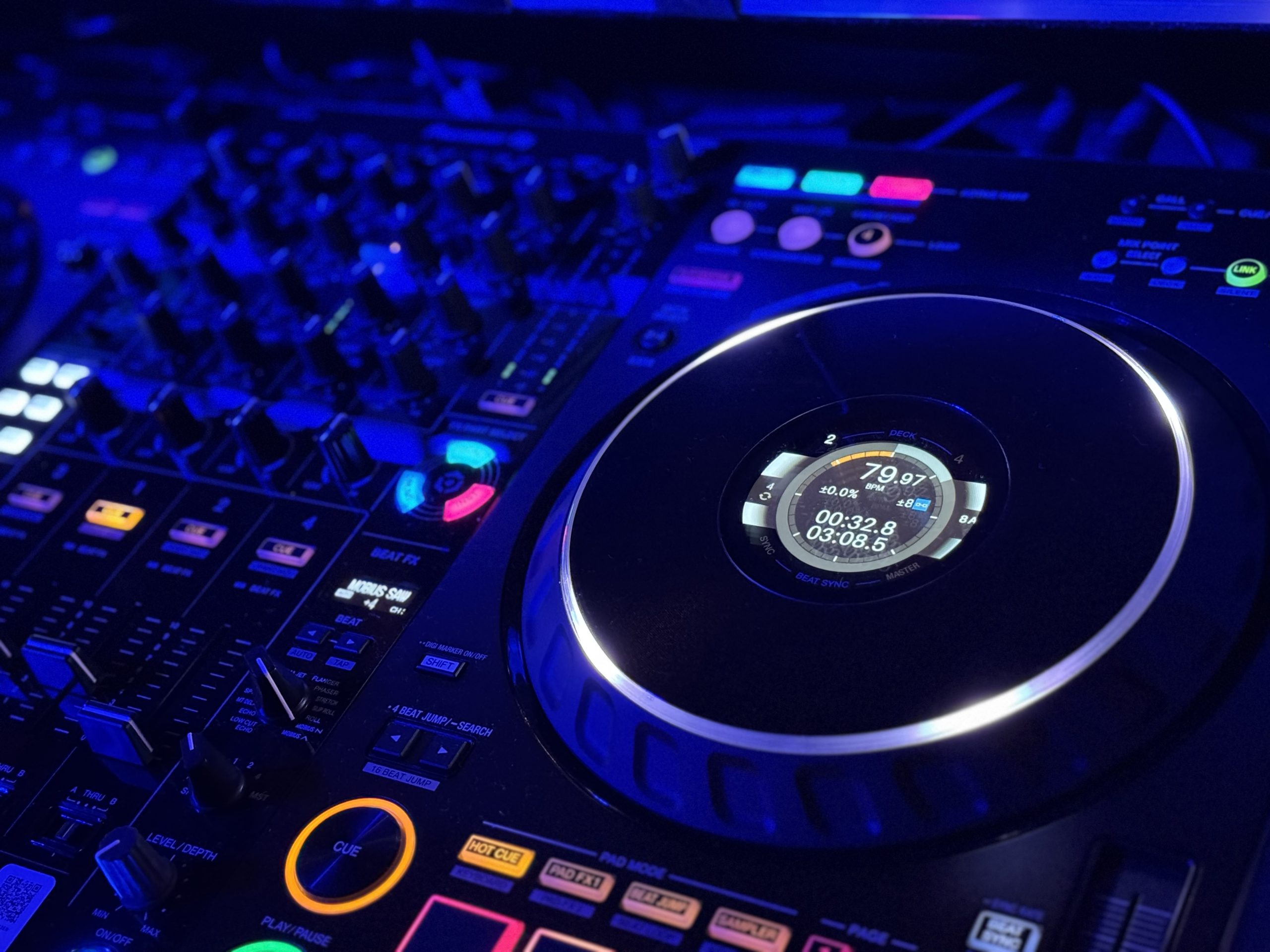 DJ Controller blau