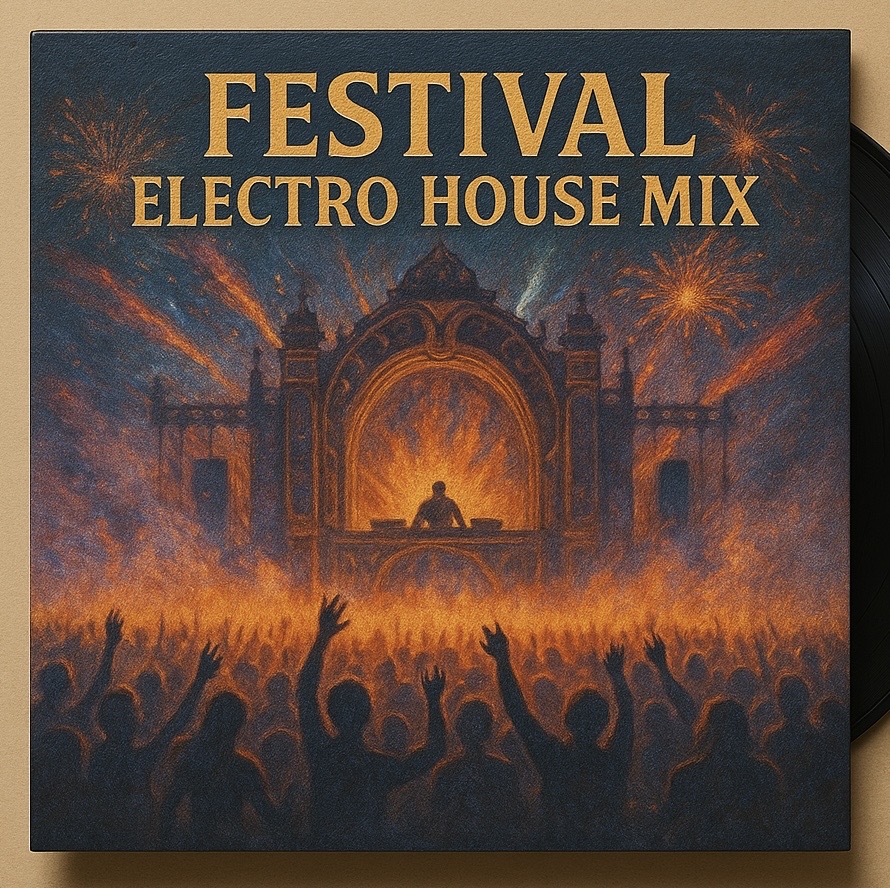 Cover eines DJ-Mixes von DJ Alexander Pavel mit dem Titel Festival Electro House Mix