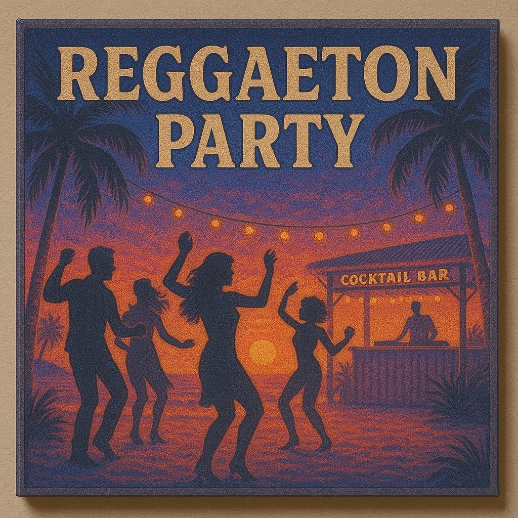 Cover eines DJ-Mixes von DJ Alexander Pavel mit dem Titel Reggaeton Party