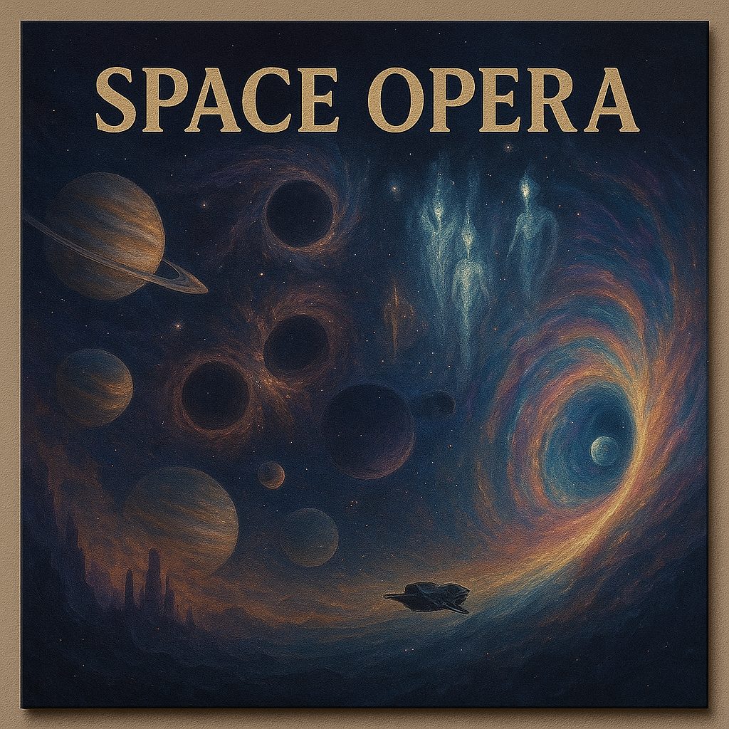 Space Opera – DJ Alexander Pavel Cover des Mixes Space Opera von DJ Alexander Pavel