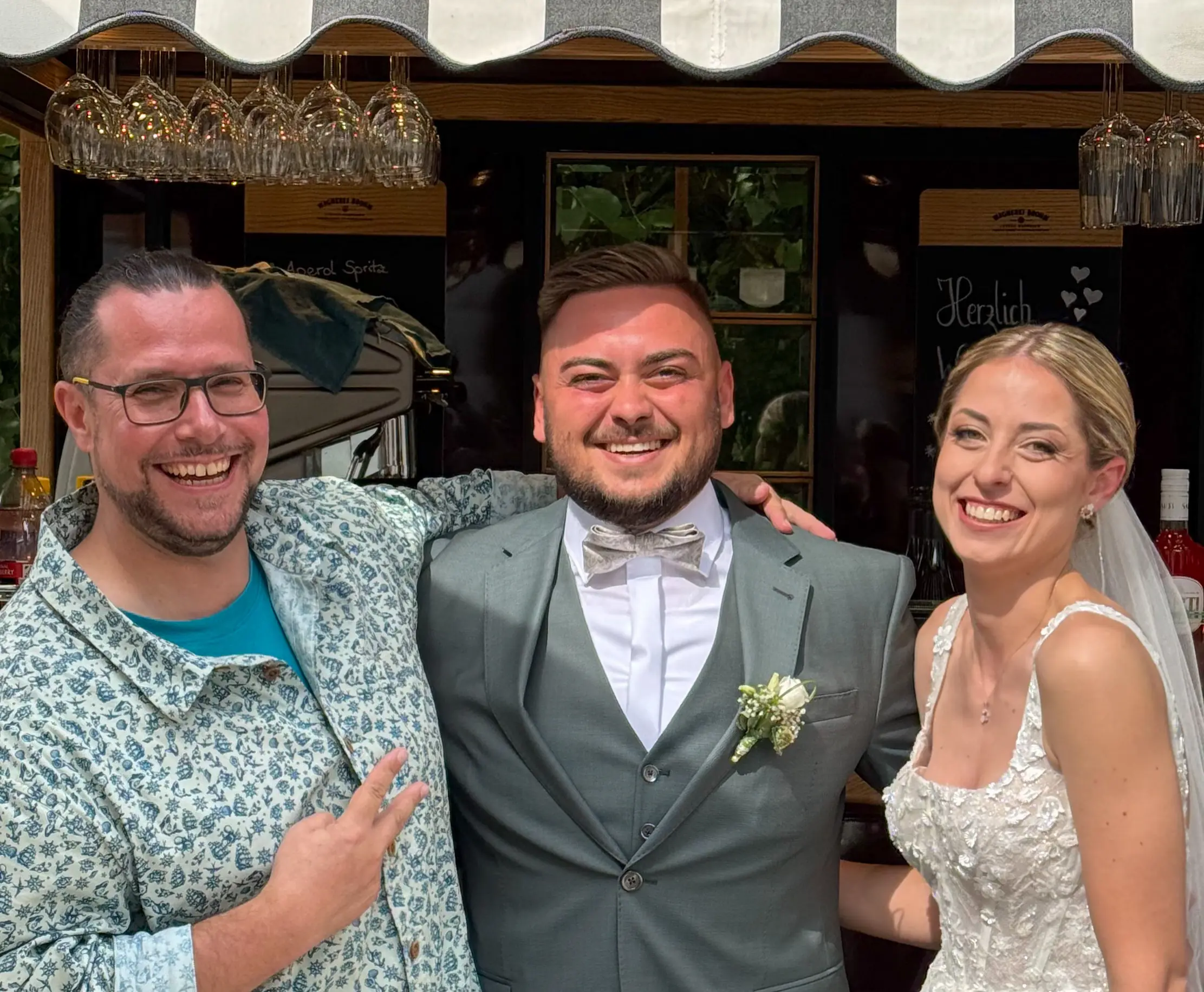 Brautpaar mit DJ Alexander Pavel bei Nürnberg