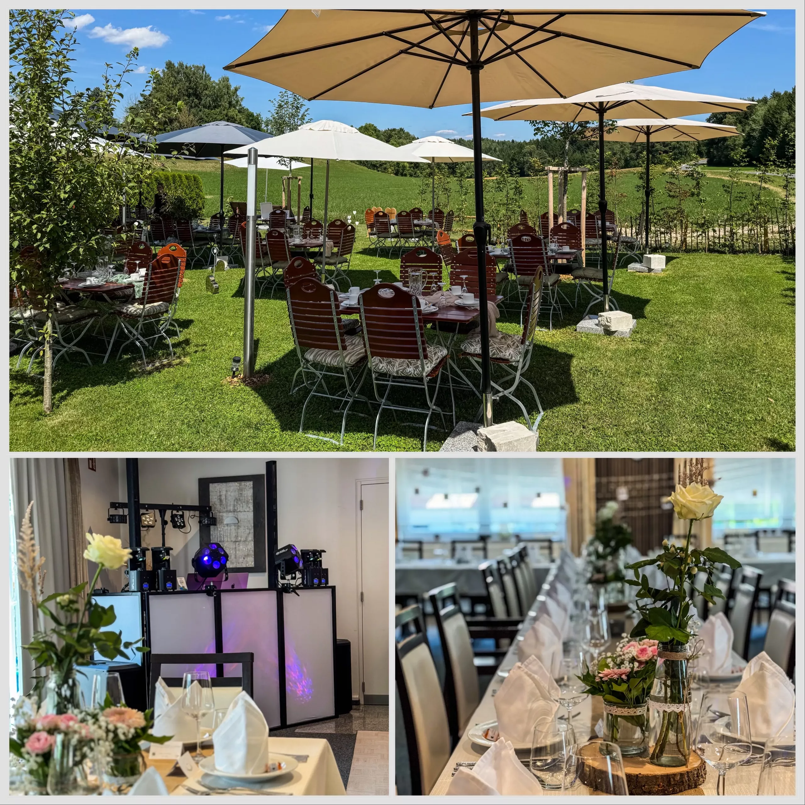 DJ-SetUp-DJ-Alexander-Pavel-Sörgel DJ-Aufbau von DJ Alexander Pavel im herrlich gelegenen Landgasthof Sörgel bei Alfeld