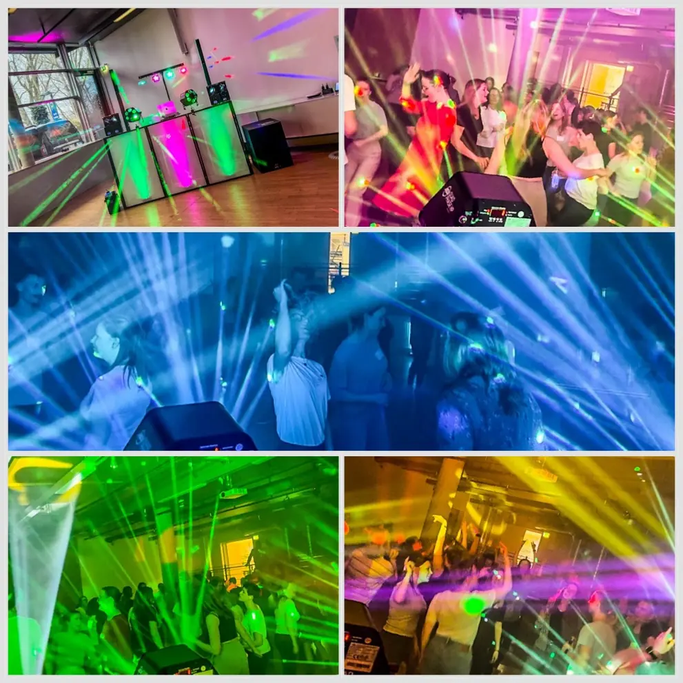 Firmenfeier im 70er Look mit DJ Alexander Pavel im Gwächshaus in Nürnberg