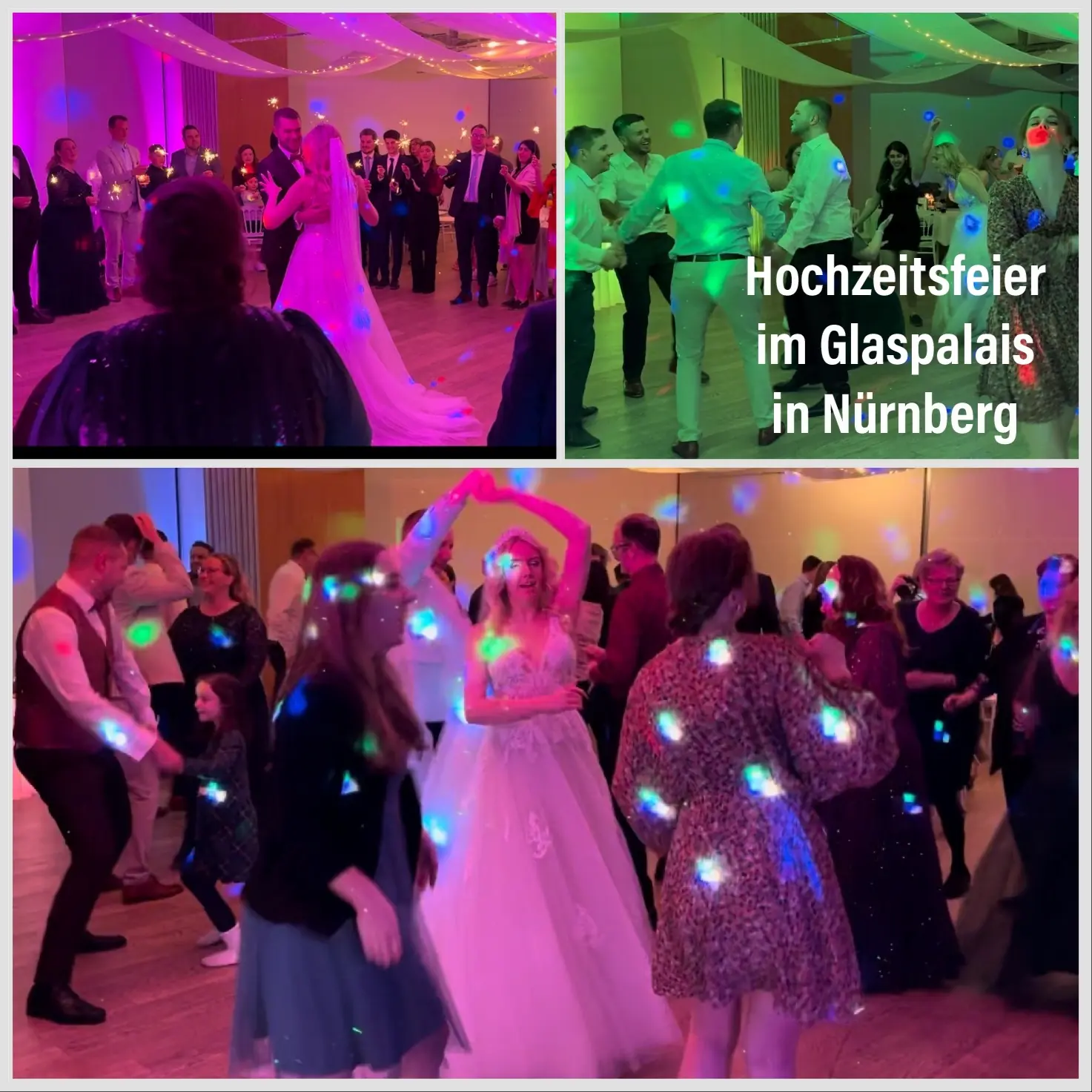 Hochzeitsfeier mit DJ Alexander Pavel im Glaspalais Nürnberg Bild einer ausgelassenen Hochzeit mit DJ Alexander Pavel im Glaspalais Nürnberg