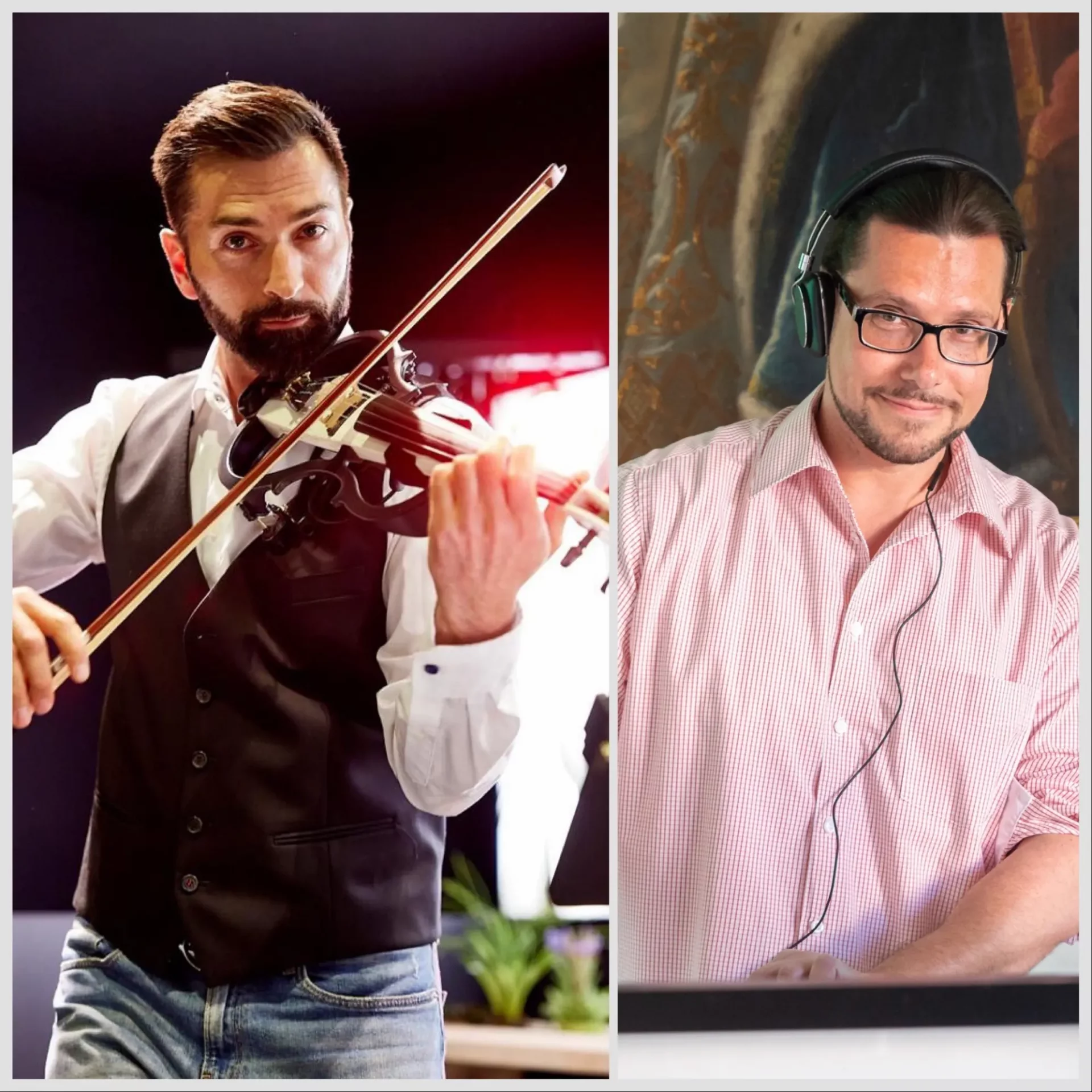 Bild einer Kooperation zwischen Hochzeits-DJ und Violinist